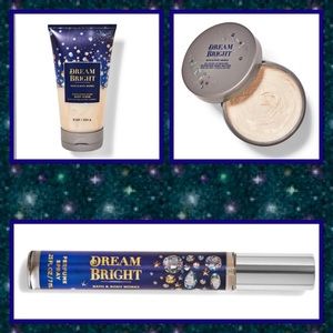 3 piece SET perfume scrub glowtion body butter B&BW Bath & Body Works Beauty LOT